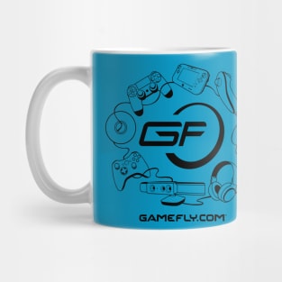 GF Retro Controllers Black Mug